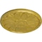 Ekena Millwork Fairfax Ceiling Medallion, Hand-Painted Rich Gold, 29 7/8"OD x 1 3/8"P CM29FARGS - alternate 2